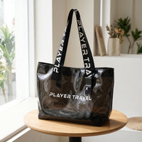 Glossy Travel Tote Secure Gym Tote Lightweight Waterproof for Beach