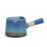 Handmade Ceramic Teapot, Light Luxury Retro Style