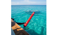 BCD Marker Buoy Slim Cylindrical Diving Marker Buoy Black Edging for Divers