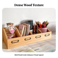 Multi-Compartment Shelf with Drawer Multwhenunctional for Study Room, Countertop