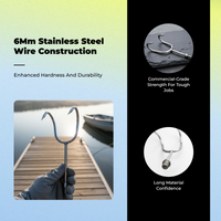 Fishing Curved, Stainless Steel, Sturdy, Terrarium Tool