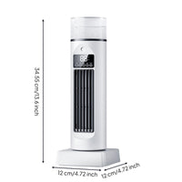 Bladeless Tower Air Circulator Space-Saving Design Desktop Air