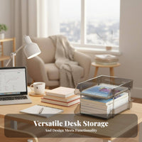 Tiered Shelf unit Space-Saving Countertop Bookstand adaptable Use for Study Room