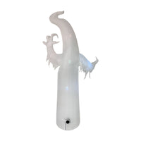 8FT Inflatable Specter with LED Giant Halloween Inflatable with Lights Self-Inflating Specter Built-in Lighting for Yard