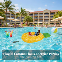 Portable Inflatable Serving Bar Easy to Inflate Floating Serving Bar Sturdy PVC Material for Families, Beachgoers, Beach, Lake