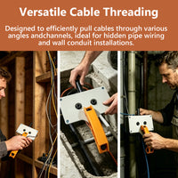 Multifunctional Cable Puller with Orange/Black Handle for Electrical Wiring