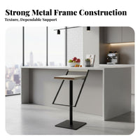 Adjustable rotating tavernstool Minimalist Design Pedestal Stool with support Support