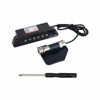 Easy to Install Acoustic Guitar Soundhole Pickup High Sensitivity No-Drill Guitar Pickup Noise Reducing Musical Instrument Accessory Twin-Coil Design for Guitarists