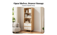 Nordic Design A-Frame Ladder Shelf Minimalist design shelf unit Floor-Standing shelf unit Multi-Purpose for Book Lovers, Decor aficionados, Living Room, Office, Bedroom, Balcony