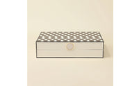 Dot Storage Box Rectangular Storage Box with Lid Compact Lidded Container for Home Decor