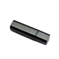 DIY Square Metal Aluminum Black Gray Men's Lipstick Mold 12.1mm Silicone