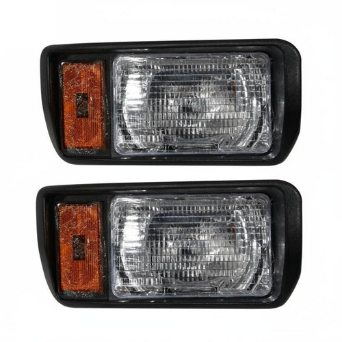 2 Pieces Front Halogen Headlight Easy Installation Vehicle Lighting for Outdoor