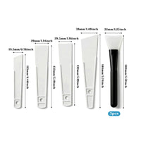 7 Pieces Spreader Set Precision Application Silicone Glue Tool Ergonomic Handle Crafting Tools for Crafters, Leather Workers
