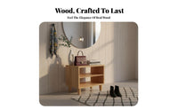 Hall Tree with Bench and Shoe Storage 3-in-1 Design Hall Tree with Shoe Storage