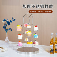下午茶点心架自助餐甜品台展示架宴会茶歇蛋糕摆件摆台跨境果盘