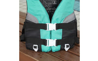 Lightweight Kids Life Jacket Non-Inflatable Children's Swim Vest Adjustable Straps Foam Swim Instructor Portable for Beginners, Swimming