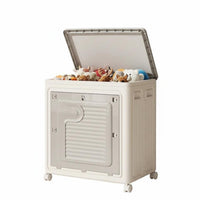Rolling Storage Bin Large Capacity Wheeled Toy Barrel sturdyDuty for children' Room