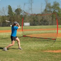 Practice Net with Carry Bag Freestanding Baseball Backstop Foldable Baseball Net for Athletes