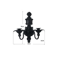 Double Scroll Candle Sconce Ornate Home Decor Scrollwork