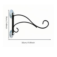 Wrought Avian Feeder Hanger Simple Lines Design for Garden, Patio, Gardeners
