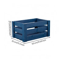 Fir Wood Crate Reinforced Accessible Wooden Box Display