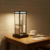 Phone Booth Lamp Nostalgic Enchantment Vintage Telephone Booth Light Vintage Phone Box Lamp Small Size Decorative Lighting