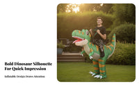 Quick Inflation Inflatable Dinosaur Suit