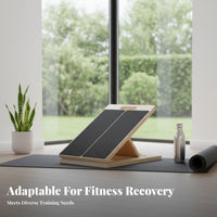 Non-Slip Surface Adjustable calf Stretcher sturdy Construction Adjustable Slant Board High Weight Capacity Fitness apparatus Portable Design for bodily rehabilitation Patients, Athletes, Beginners, Home Gym, Mobility Training, Squats, Office