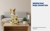 Resin Cherub Water Feature European Style Living Room Sculpture, Home Decor, Artistic Accent, Wholesale