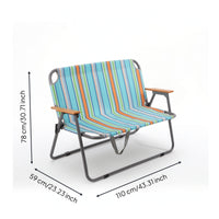Folding Outdoor Chair Foldable Camping Chair Compact Furniture for Backyard, Patio