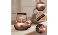 Teapot with Bail Handle Handcrafted Copper Teapot Nostalgic Tea Pot for Teahouse