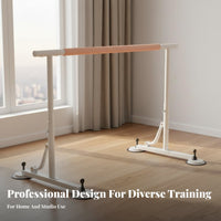 Non-Slip Suction Cups Adjustable Height Ballet Barre Stable Base Freestanding Ballet Barre Easy Assembly Freestanding Dance Bar Heavy Duty for Children, Dancers, Adults