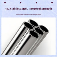 No-drill adjustable shower rod