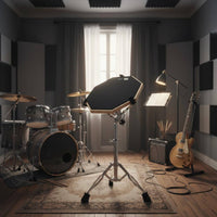 12 Inch Drum Practice Pad Set Good Rebound 12 Inch Drum Practice Pad Portable