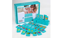 Educational Wooden Domino Game Interactive Matching Game Colorful Wooden Dominoes Sturdy for Preschoolers