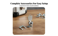 Motorcycle Rear Compartment Lock Core Aluminum Alloy Tail Box Lock Cylinder Lockable
