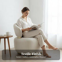 Soft Tub Chair Modern and Elegance Accent Armchair Minimalist Design Soft Upholstery for Homeowners, Living Room, Lounge Area
