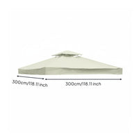 Replacement Gazebo Canopy Protection Gazebo Roof Cover Heavy Duty 420D Material