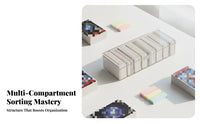 Trading Card Storage Box Thickened Material Lidded Trading Card Container