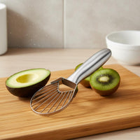 Fruit Slicer Dishwasher Stainless Steel Fruit Cutter Even Slices Mango Slicer Paring Implement for Home Bar