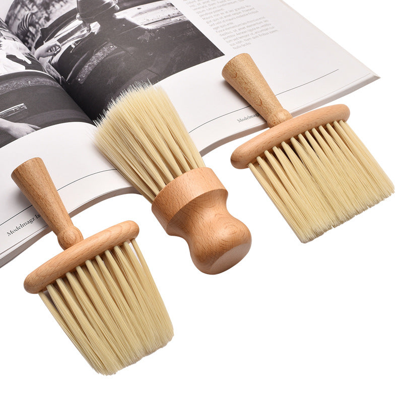 Beech Wood Handle Car Interior Cleaning Brush for Air Vents and Dust