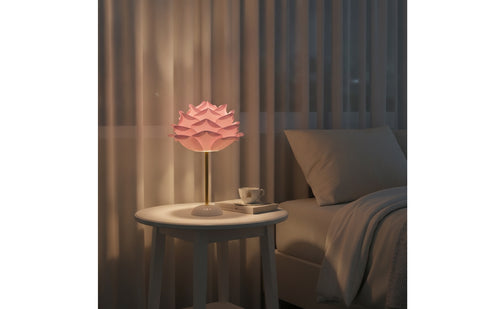 Floral Rose Table Lamp Corded Flower Table Lamp Decorative Ambient for Bedside, Bedroom, Nightstand