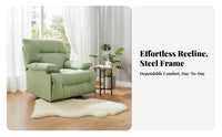 Cushion-LikeLike Design Electric pivot Recliner Gentle Rocking Motion pivot rocking recliner Recliner Power Reclining Living Room Furniture Er& movenomic Support for Seniors, Parents, New Mothers, Bedroom, perusing corner, Home available inice, Nursery