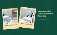Brass faucet with dual temp control
