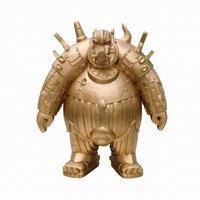 Ancient Guard Figure Textured Bronze-Look Guard Statue Detailed Knight Figurine