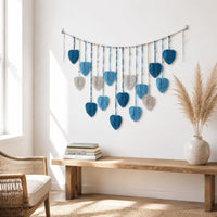Macrame Foliage Wall Hanging Handmade Foliage Tapestry Woven for Bedroom, Kids
