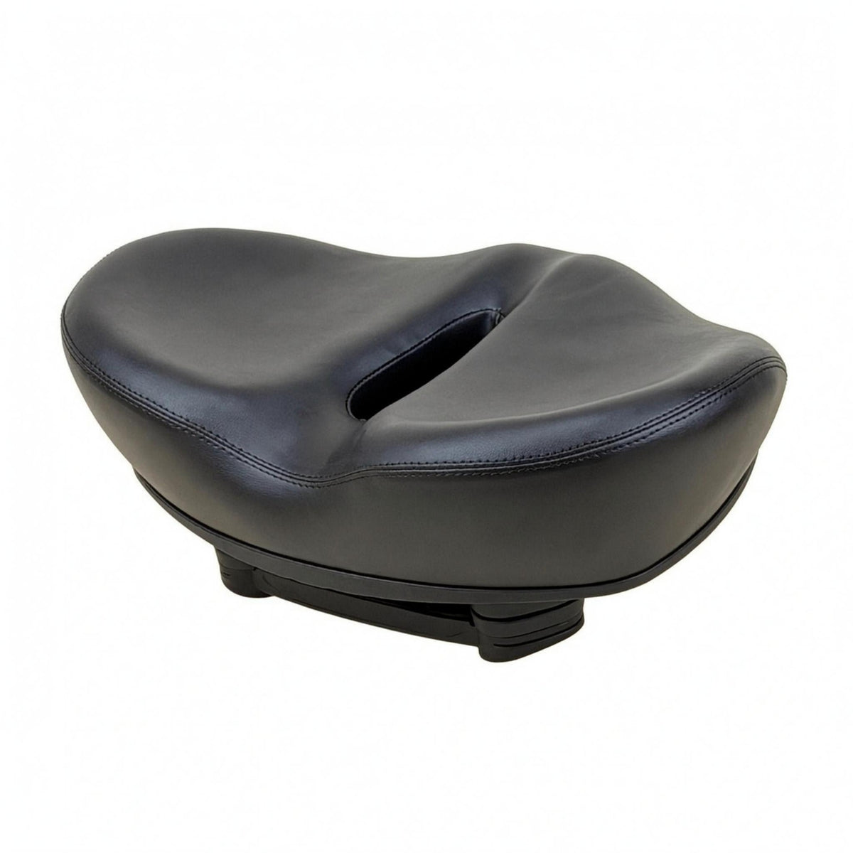 Short-Nose Saddle Hollow Center Cushioned Saddle Shock Absorption Short Bike Seat
