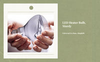 LED heat lamp, explosion-resistant E27