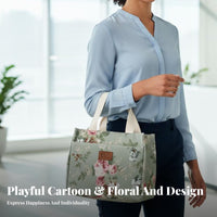 Insulated Bento bag Portable Insulated Tote Reusable for Work, Women, Adults