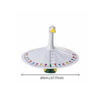 Back to School Goose Costume Creative Design Goose Statue Ruler Cape for Garden